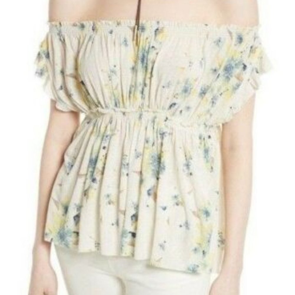 We The Free Off the Shoulder Ruffled Large Tank